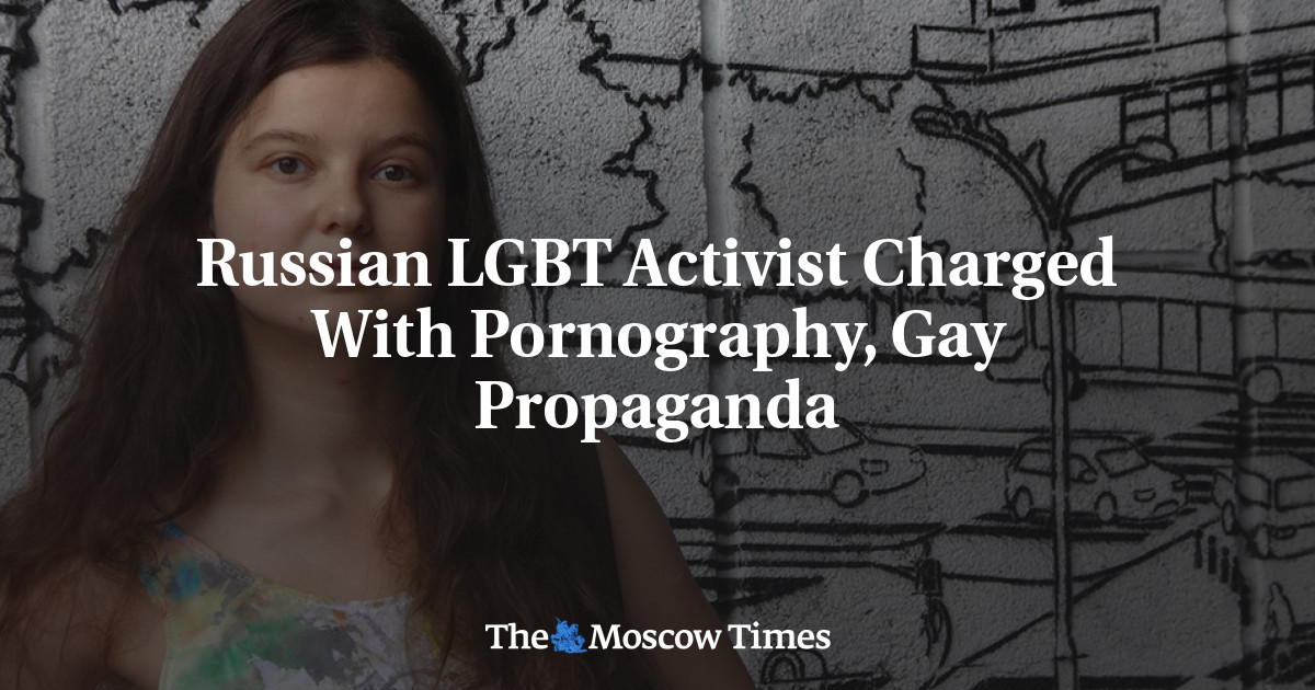 Russian LGBT Activist Charged With Pornography Gay Propaganda The