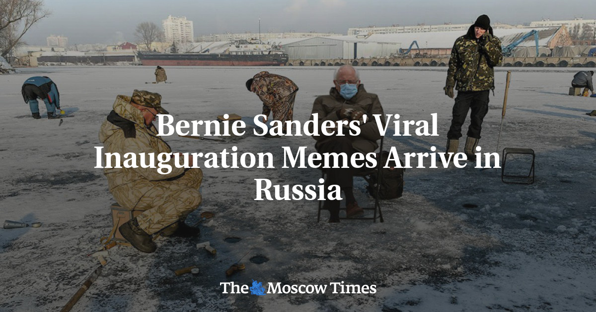 Bernie Sanders Viral Inauguration Memes Arrive In Russia The Moscow