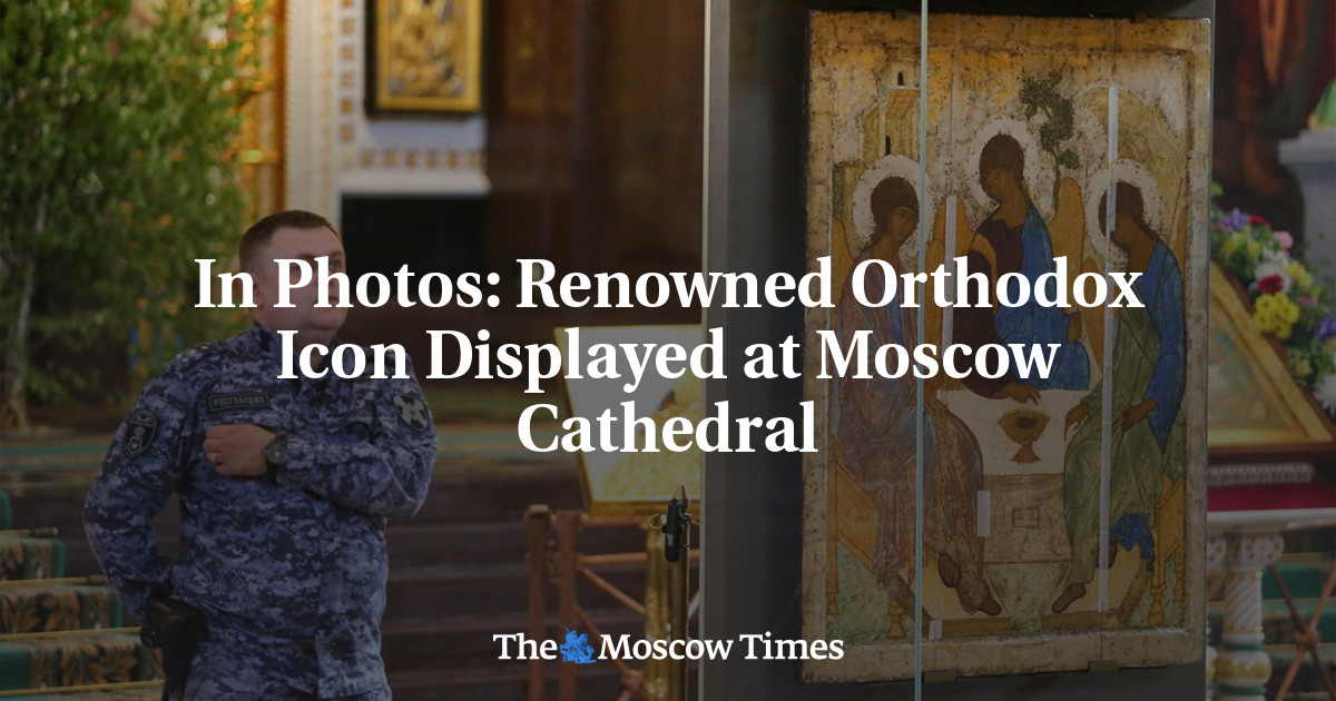 In Photos Renowned Orthodox Icon Displayed At Moscow Cathedral The