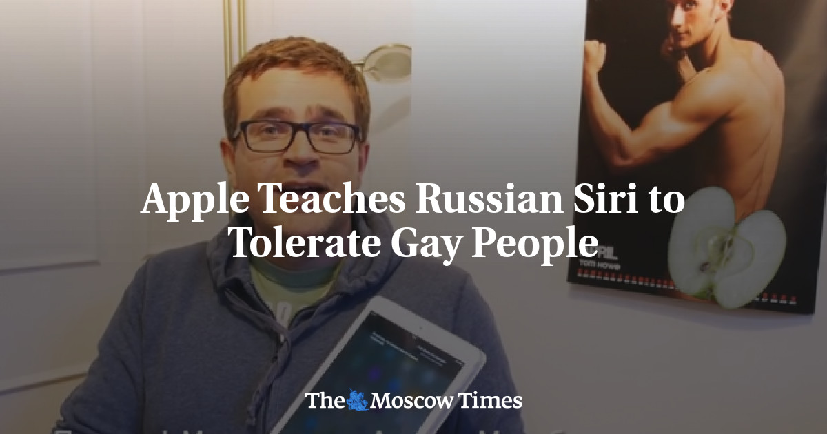 Apple Teaches Russian Siri To Tolerate Gay People