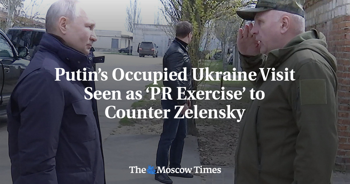 Putins Occupied Ukraine Visit Seen As PR Exercise To Counter