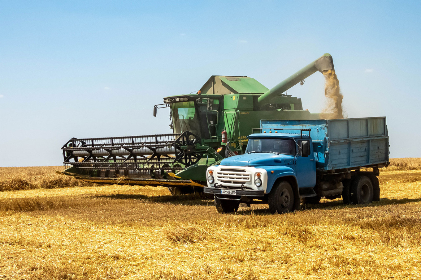 Bitter Harvest: Russia Gathers Grain in Occupied Ukraine