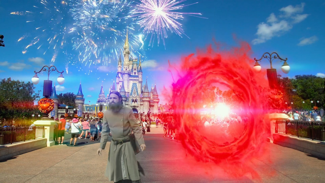 
					Time-traveling Rasputin accidentally teleports to Disneyland.					 					Freestyle Digital Media				