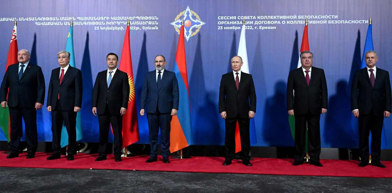 
					Russian President Vladimir Putin at the CSTO summit in Yerevan in November.					 					kremlin.ru				