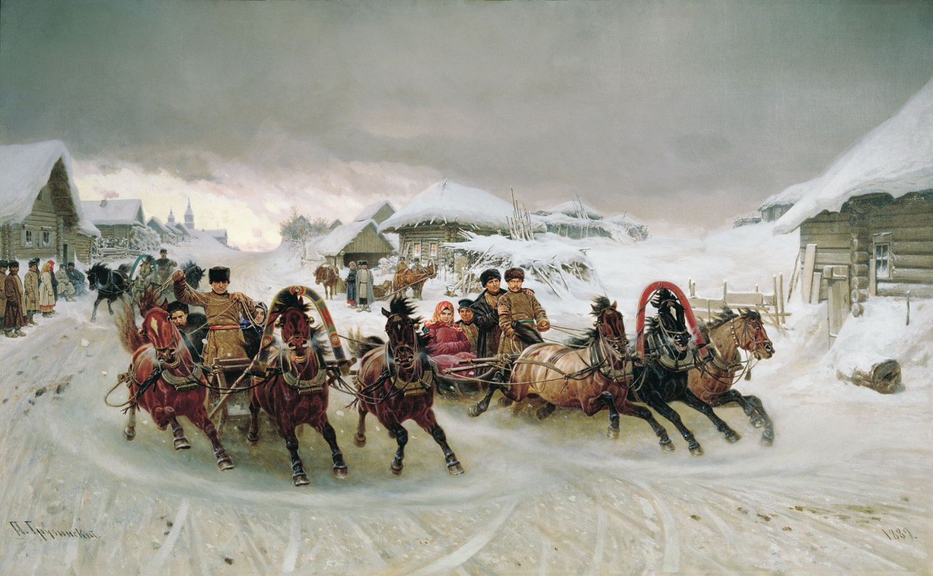 
					"Maslenitsa" oleh Pyotr Gruzinsky, 1889 Wikicommons