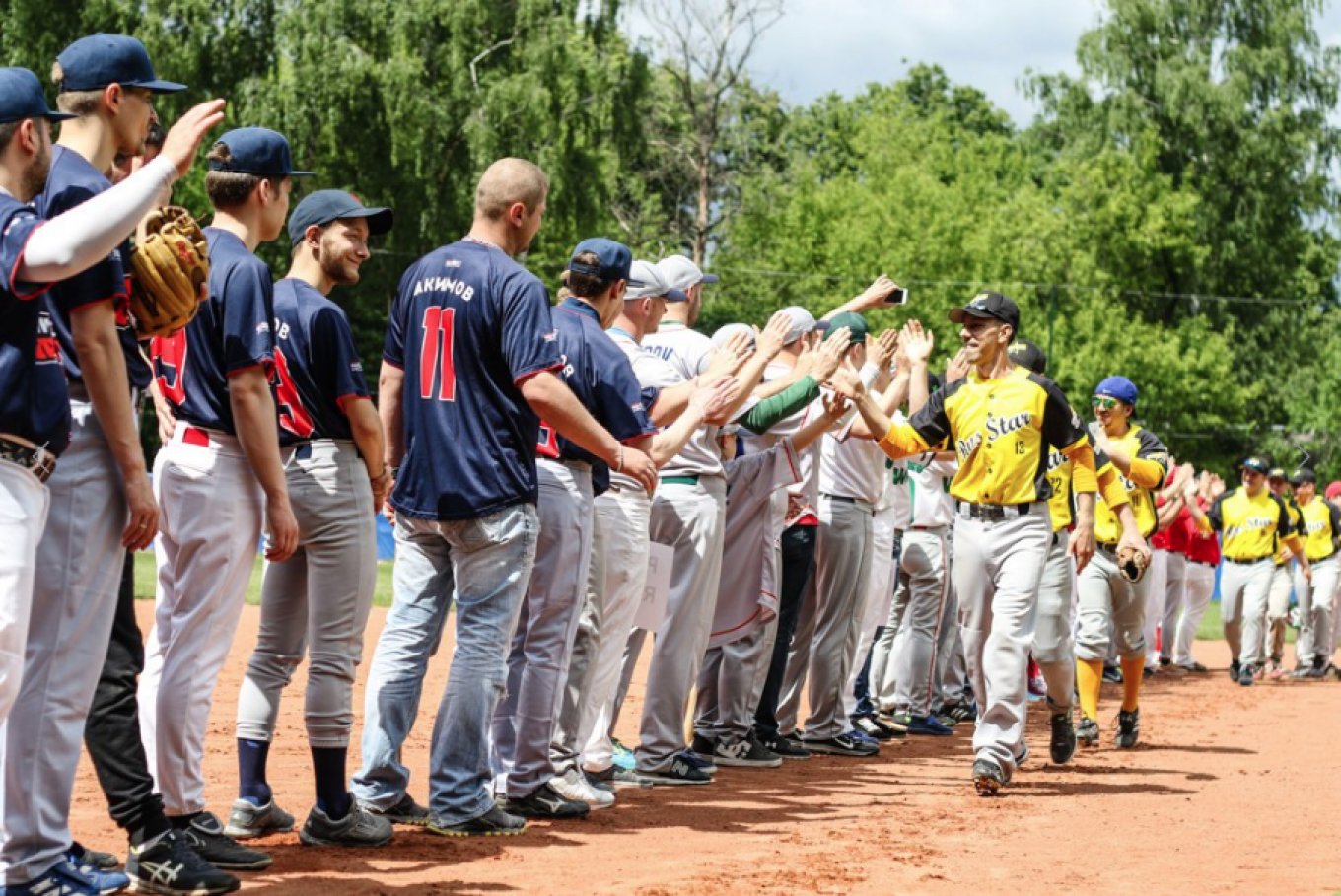 
					Baseball is trying to carve out a niche in Russia. 					 					Natalya Gutovskaya				