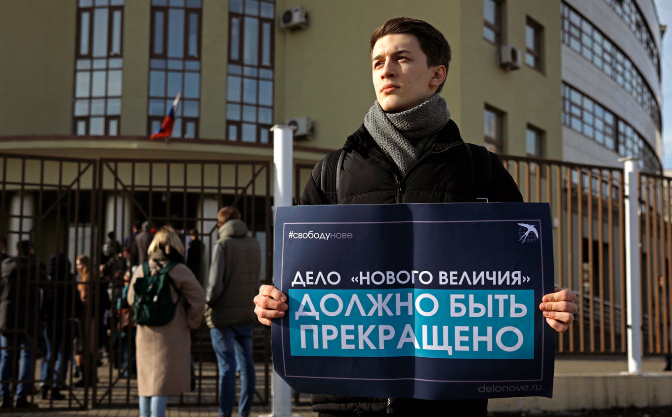 
					Ex-Higher School of Economics student Yegor Zhukov who has said he was pressured by university staff.					 					Mikhail Pochuyev / TASS				