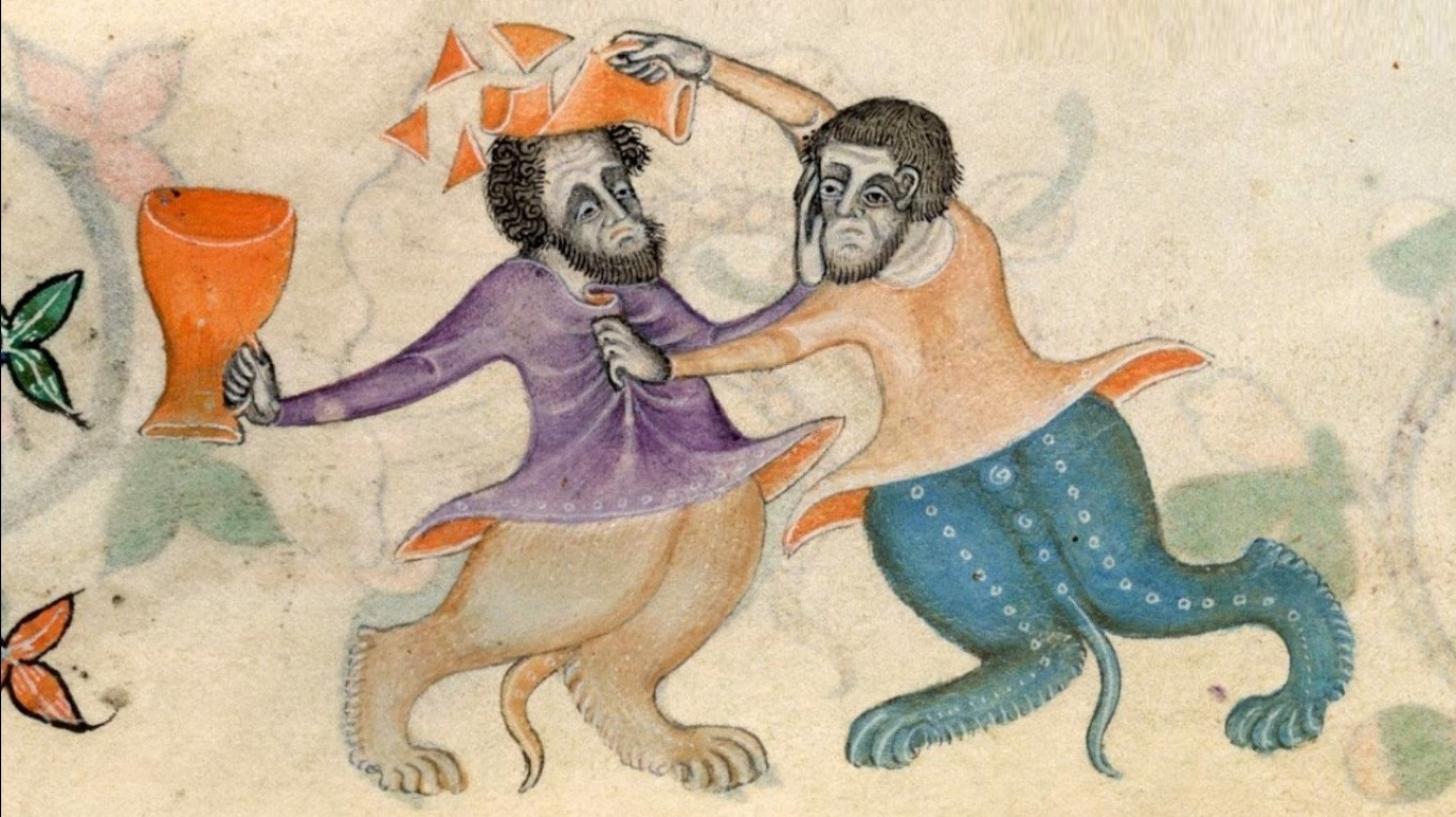 
					Luttrell Psalter, England ca. 1325-1340. British Library					 					WikiCommons				