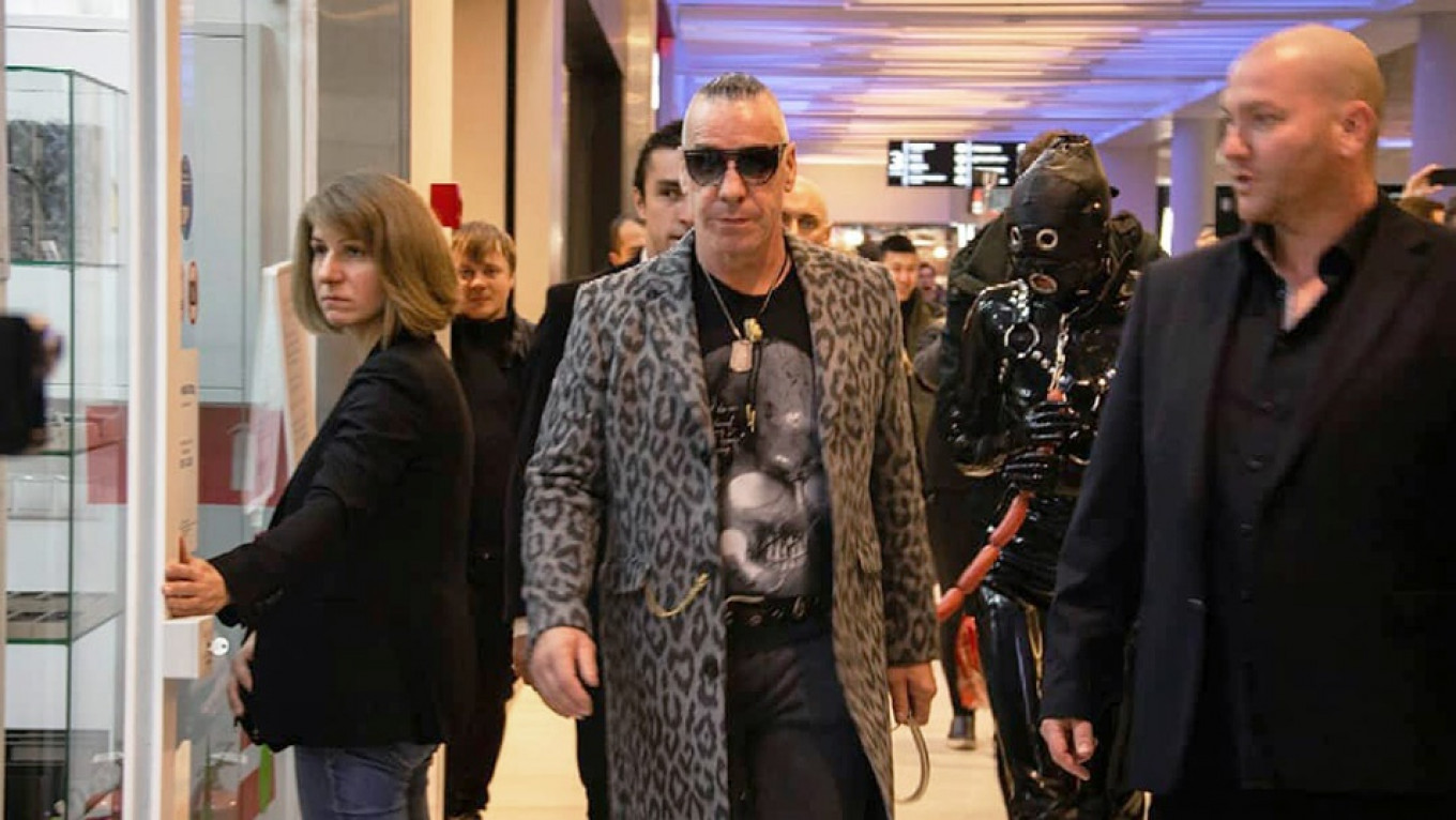 Rammstein Frontman Causes Ruckus With Bondage Escort At Moscow Book 