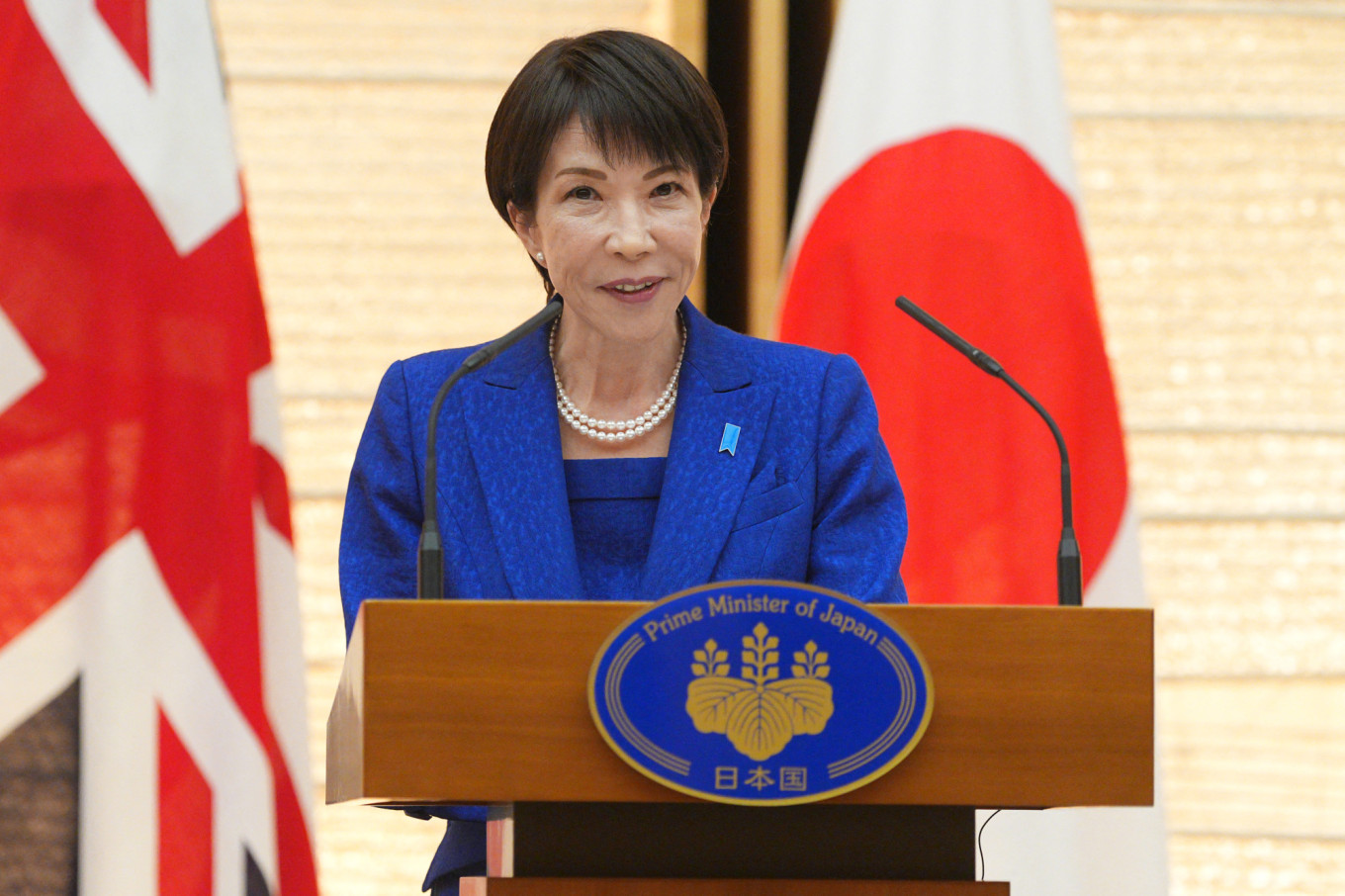 
					Sanae Takaichi, a member of the Liberal Democratic Party, was elected as Japan’s first female prime minister in October 2025.					 					Carl Court / Pool / AFP				