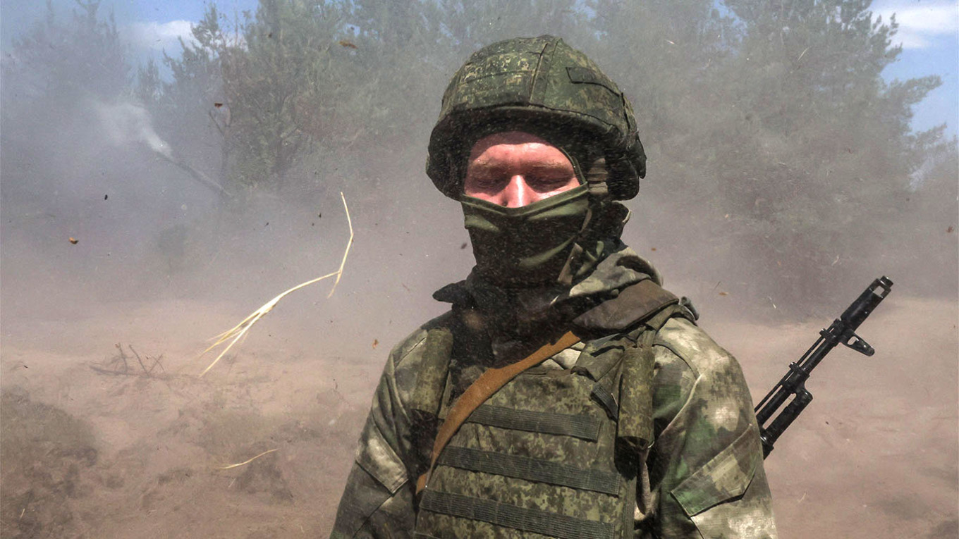 
					Russian military on the frontline in Ukraine.					 					Stanislav Krasilnikov / TASS				