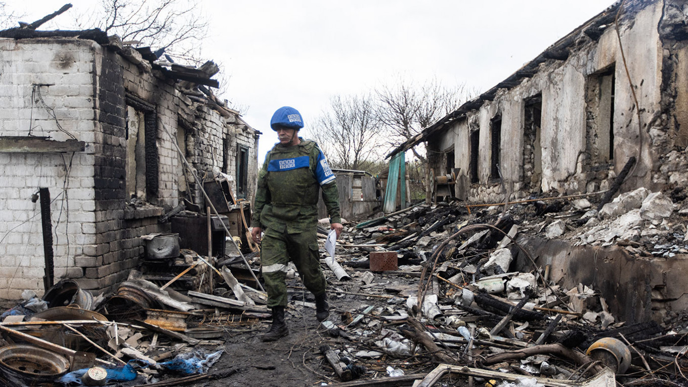 
					Donetsk Region after attack					 					Stanislav Krasilnikov / TASS				