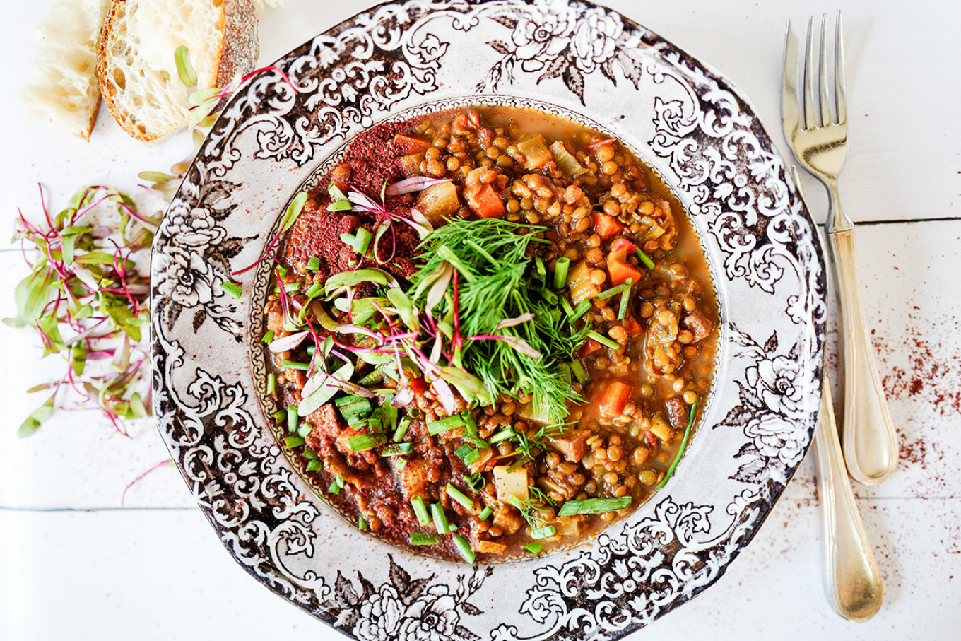 
					French lentil soup					 					Jennifer Eremeeva / MT				