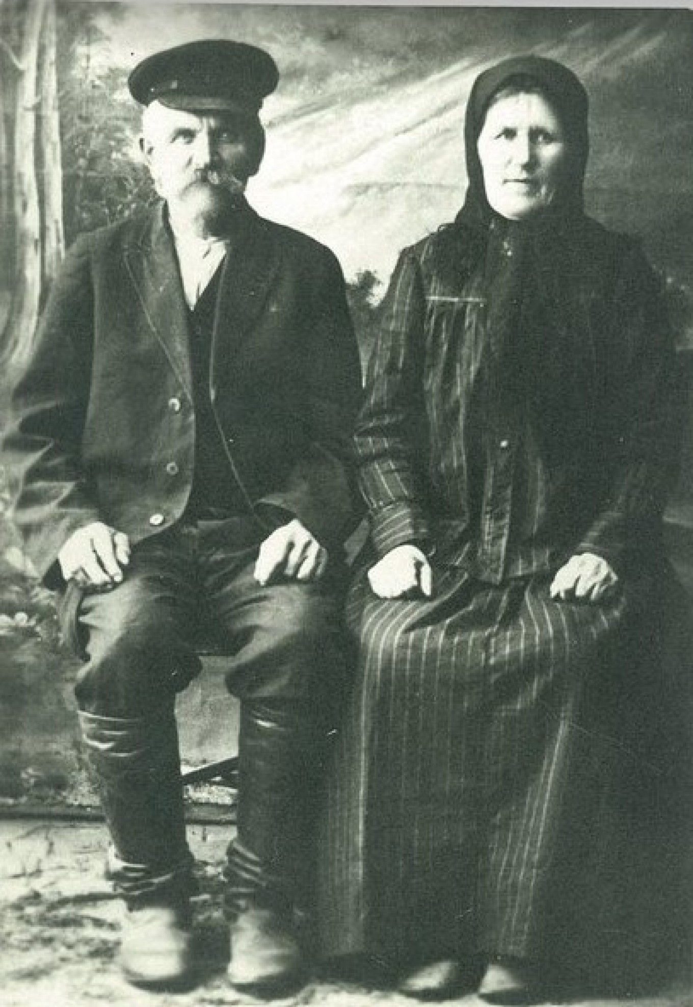 
Kiprian ve eşi Stefania					 									