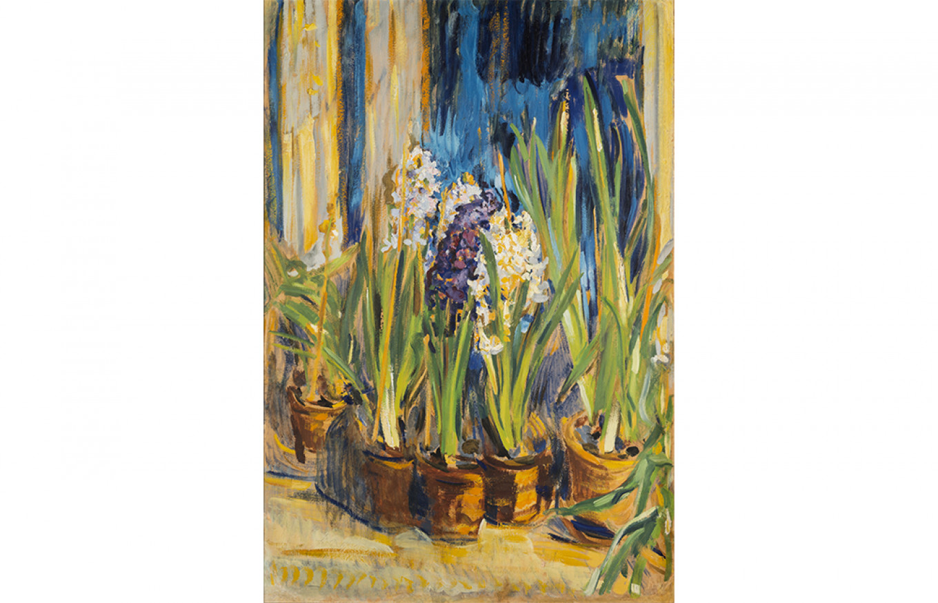 
								 				“Hyacinths in the Evening” by Mikhail Shemyakin, 1912 / Museum of Russian Impressionism			
