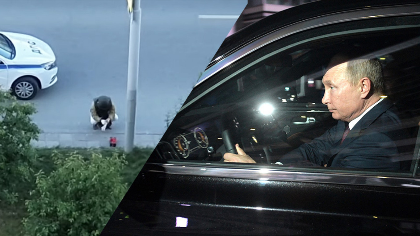 Fake Bomb Planted Near Putin’s Motorcade, 2 Suspects Detained The