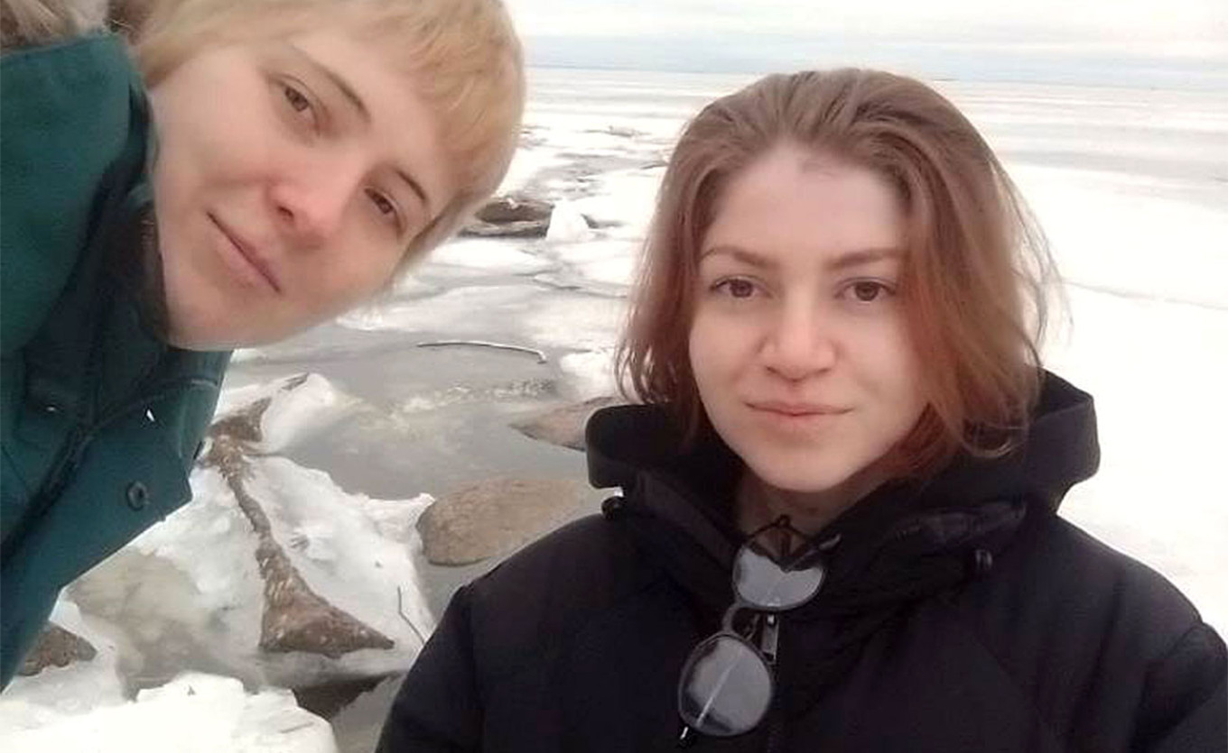 
					Seda Suleimanova (R) and Lena Patayeva.					 					Courtesy photo				