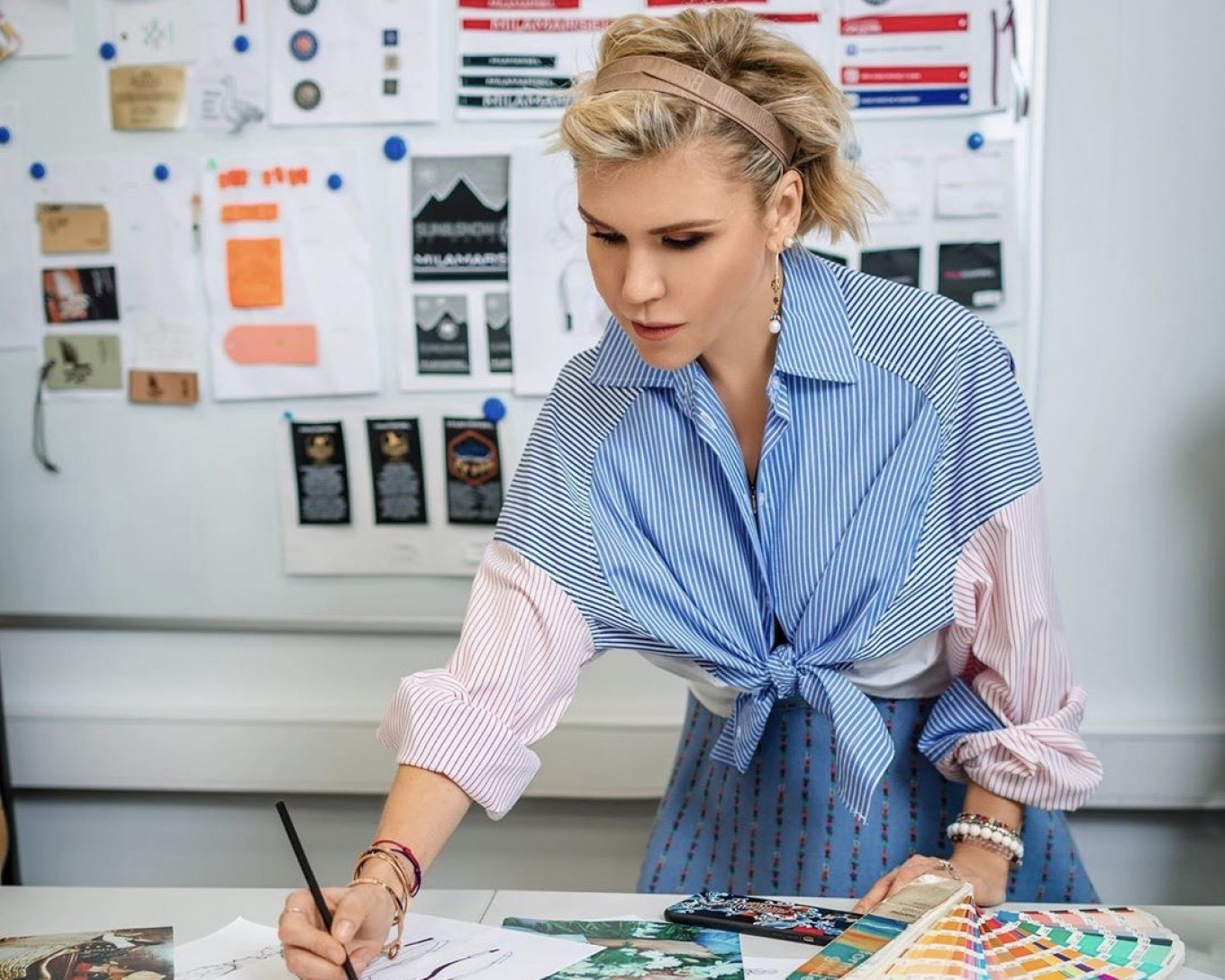 
					Fashion designer Mila Marsel, who buys materials abroad cannot get them into Russia, said uncertainty over government policy was disrupting her ability to plan. “The most difficult thing is that it is impossible to make any predictions. We can’t make forecasts for a single day or a single week.” Before Putin’s address she called for a reduction or exemption of taxes, interest-free loans and help with commercial rent payments.					 					https://www.instagram.com/milamarsel_official				