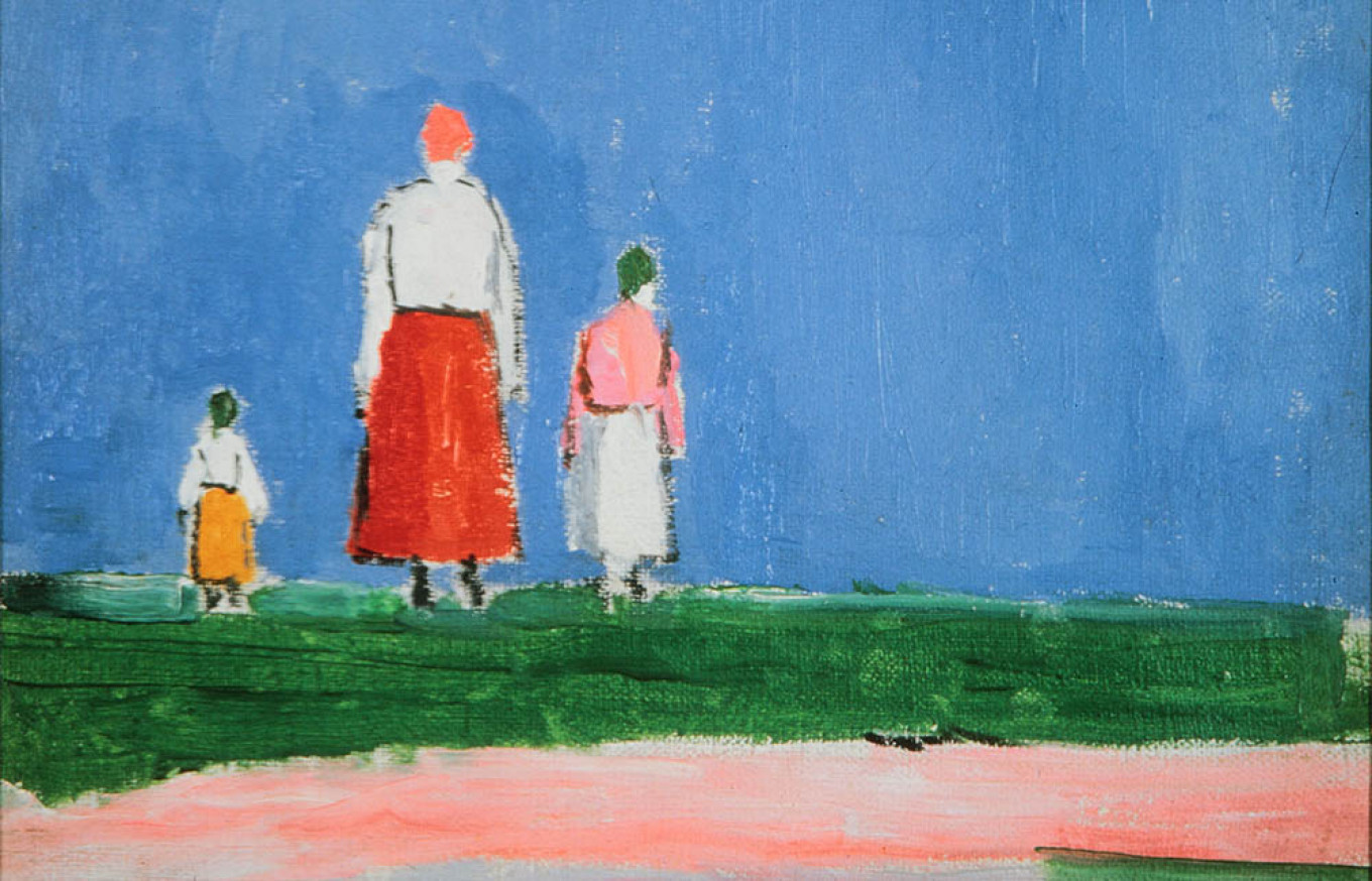 
										 					Kazimir Malevich: Three Figures in a Field / Press Service by VDNH				