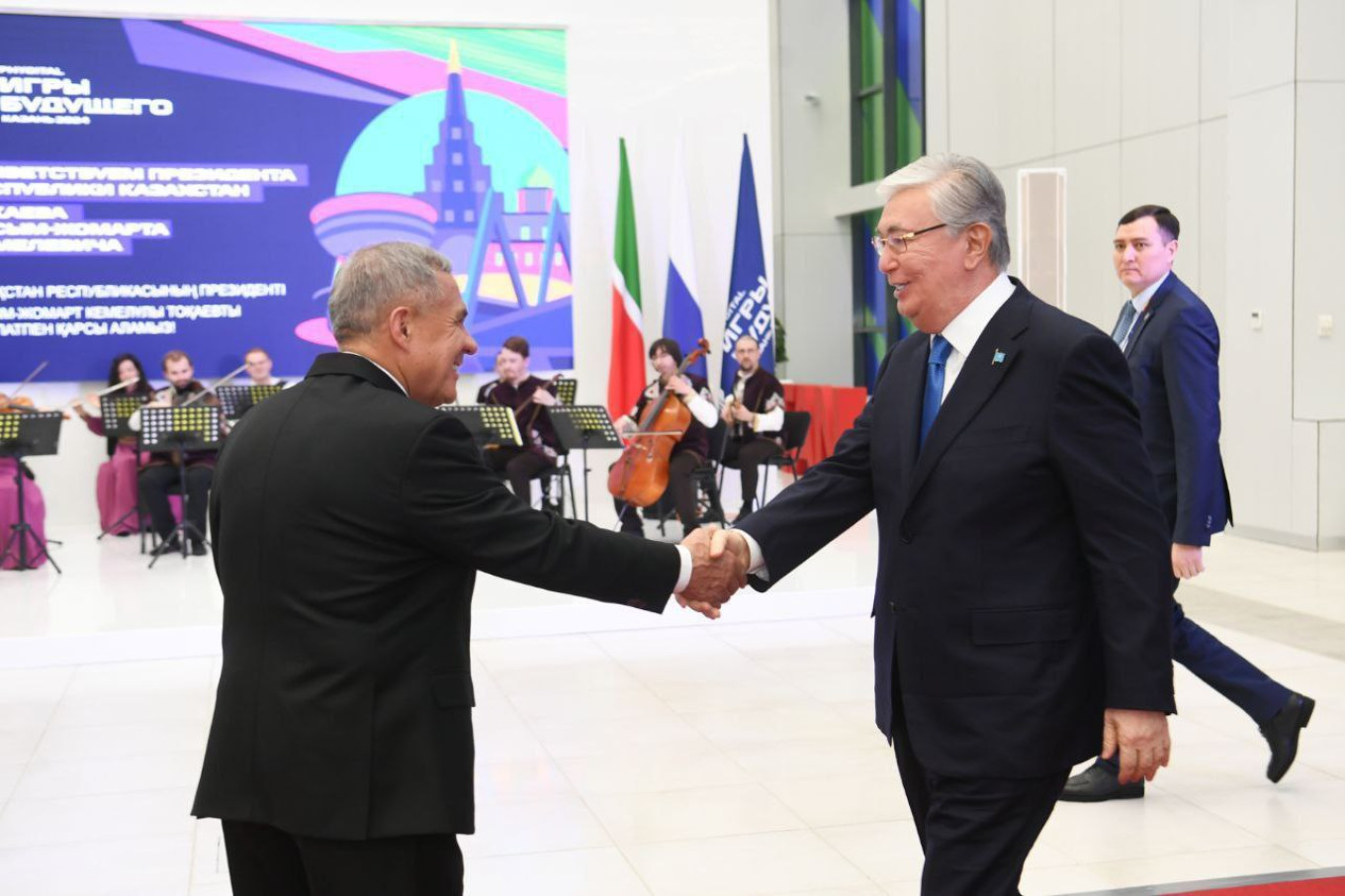 Rustam Minnikhanov with Kazakhstan’s President Kassym-Jomart Tokayev @rustamminnikhanov / Telegram