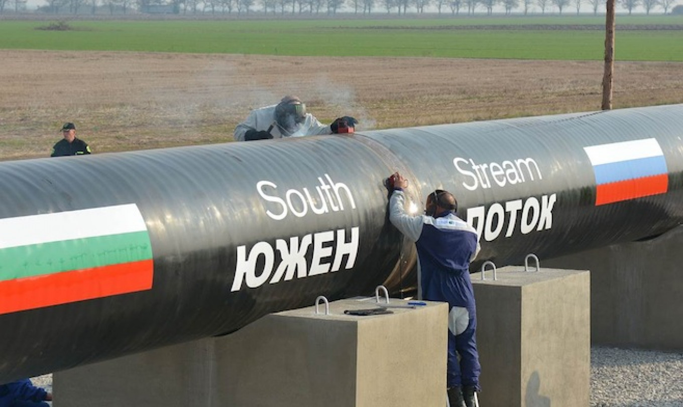 Bulgaria Halts Work on Gazprom's South Stream Pipeline