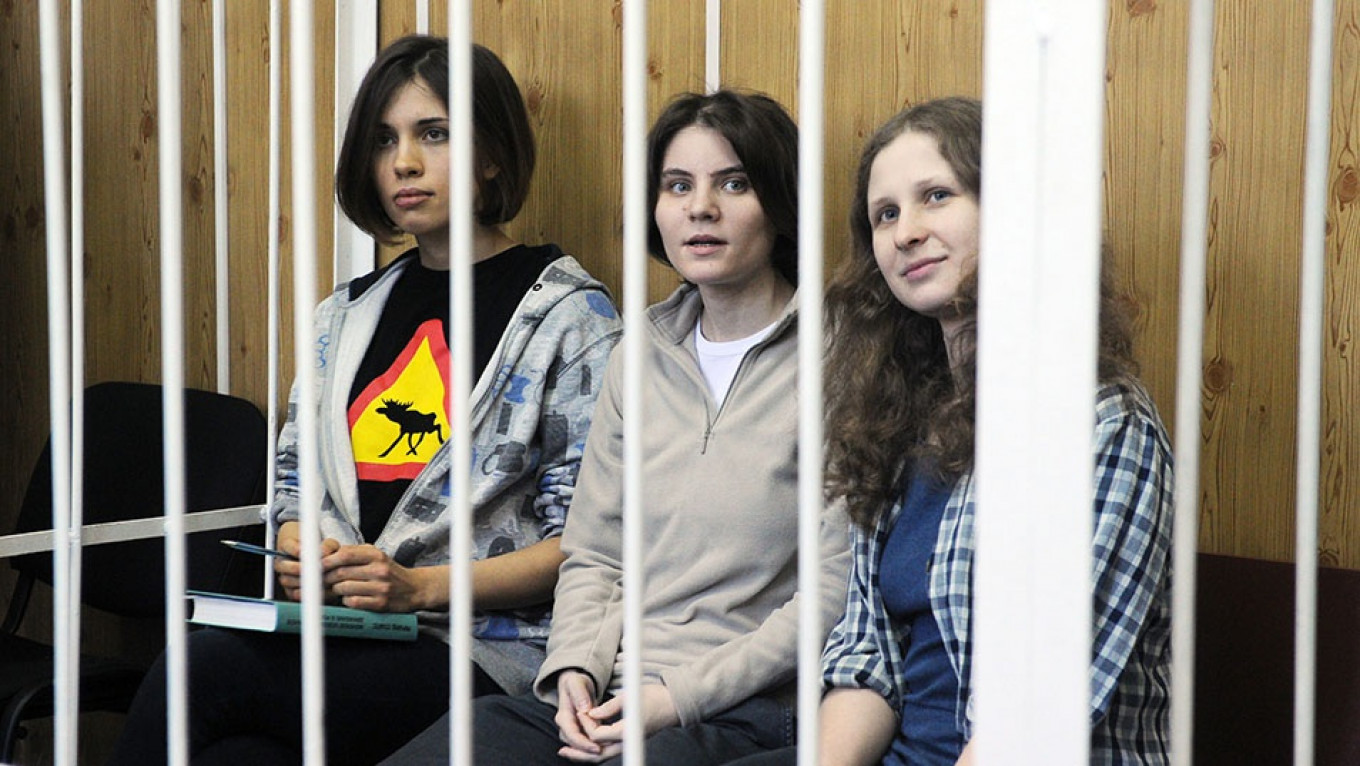 Russia Agrees To Compensate Jailed Pussy Riot Members
