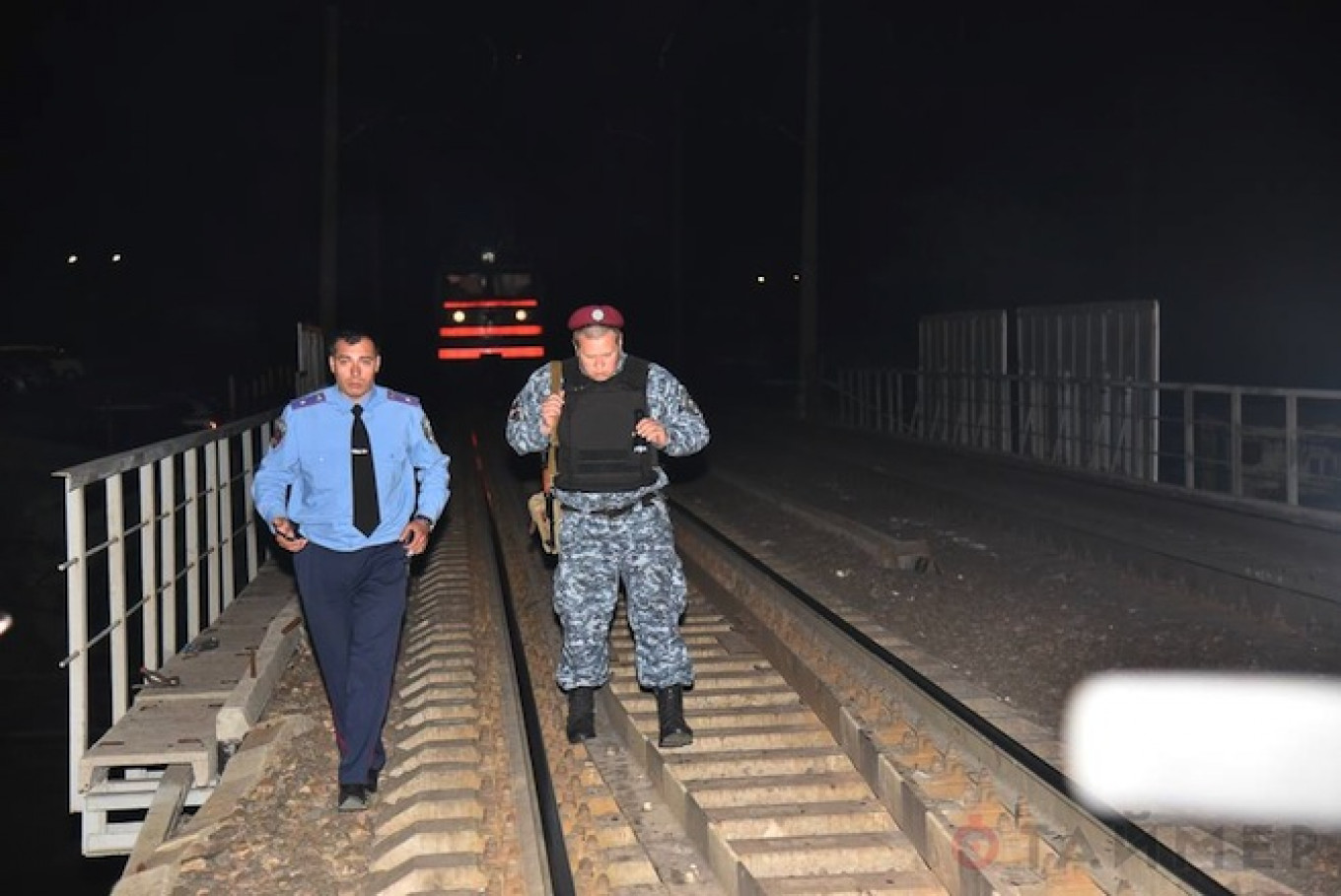 Explosion in Ukraine's Odessa Destroys Railroad Bridge but Misses Train