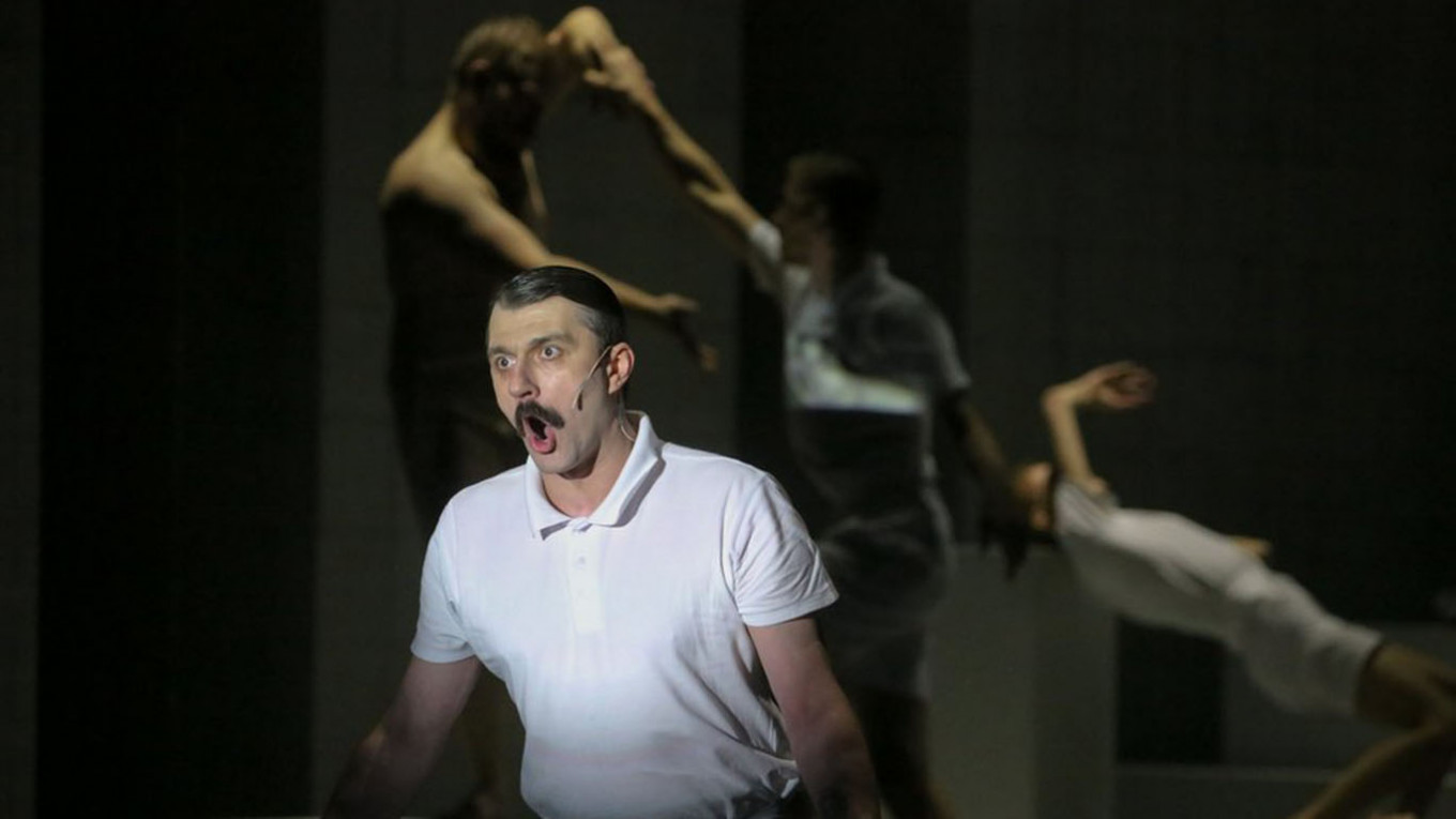 
					Actor Ilya Barabanov performing in "Norma". 					 					Sophia Sandurskaya / Moskva News Agency				