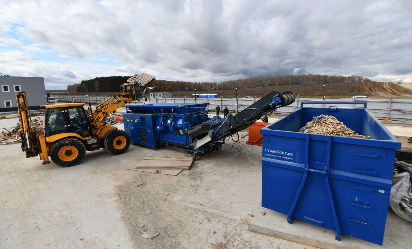 
					The Yug waste processing complex.					 					Igor Ivanko / Moskva News Agency				