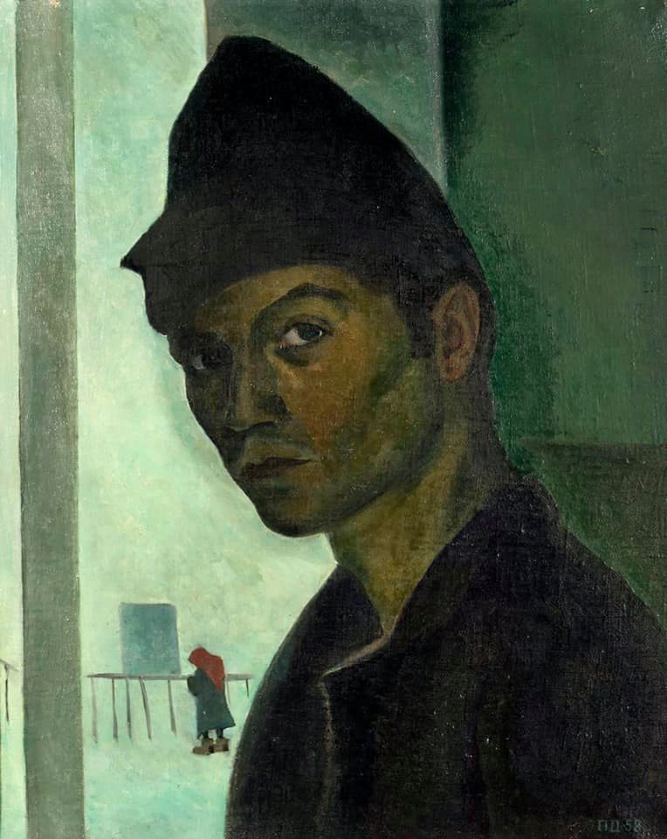 
					"Self-Portrait," Dmitry Plavinsky					 					AZ Museum				