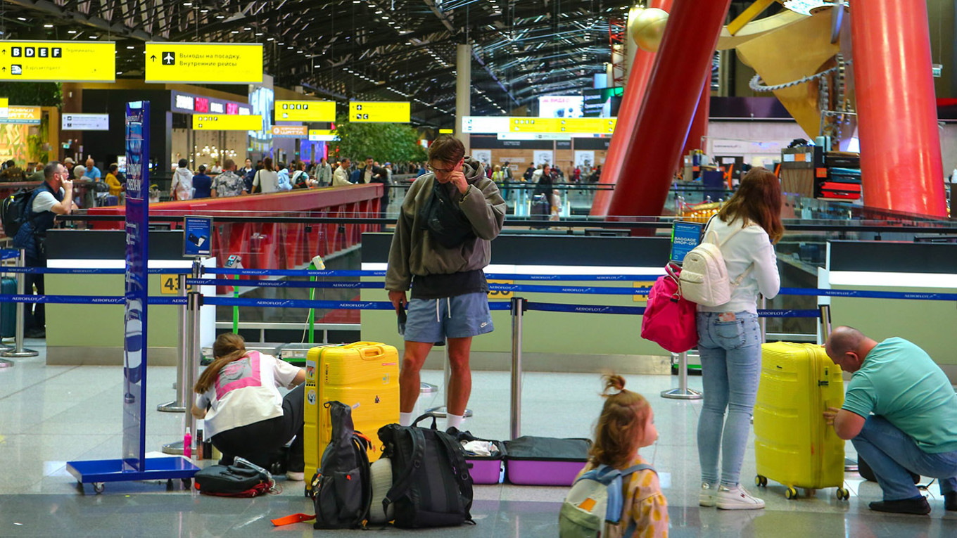 
					Moscow's Sheremetyevo Airport.					 					Sergei Vedyashkin / Moskva News Agency				