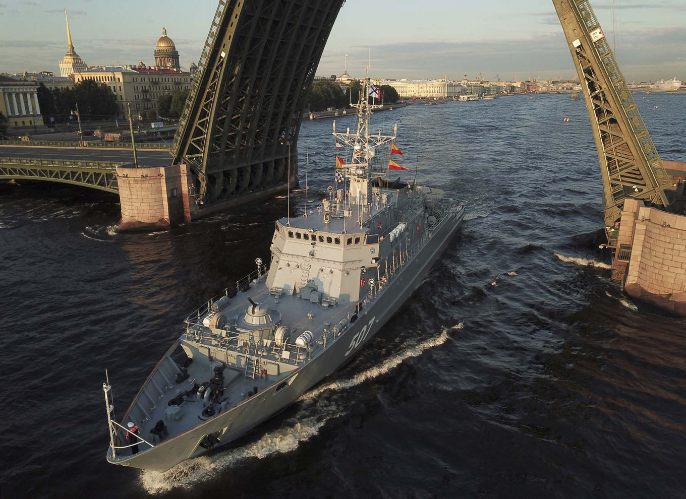 Russian Navy Comes Out in Force for St. Petersburg Parade Rehearsal