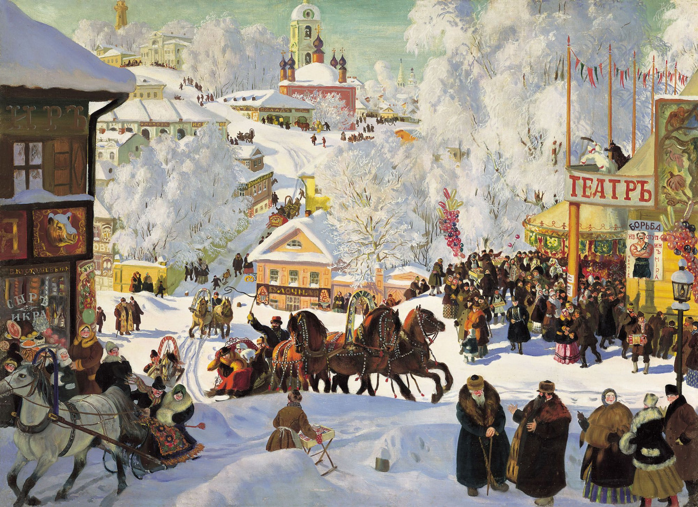 
					"Maslenitsa" by Boris Kustodiev, 1916					 					wikicommons				