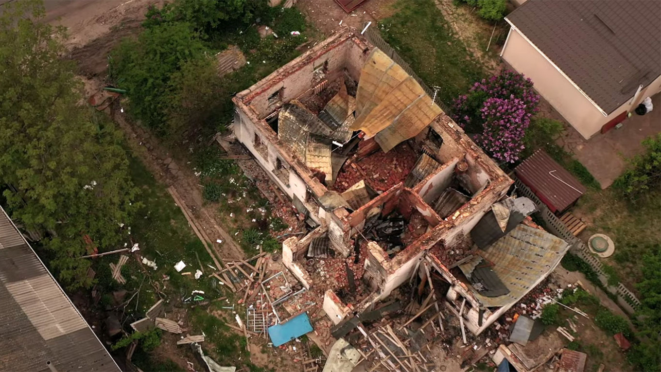 
					Andriivka village in Kiev region.					 					Video screenshot istories.media				