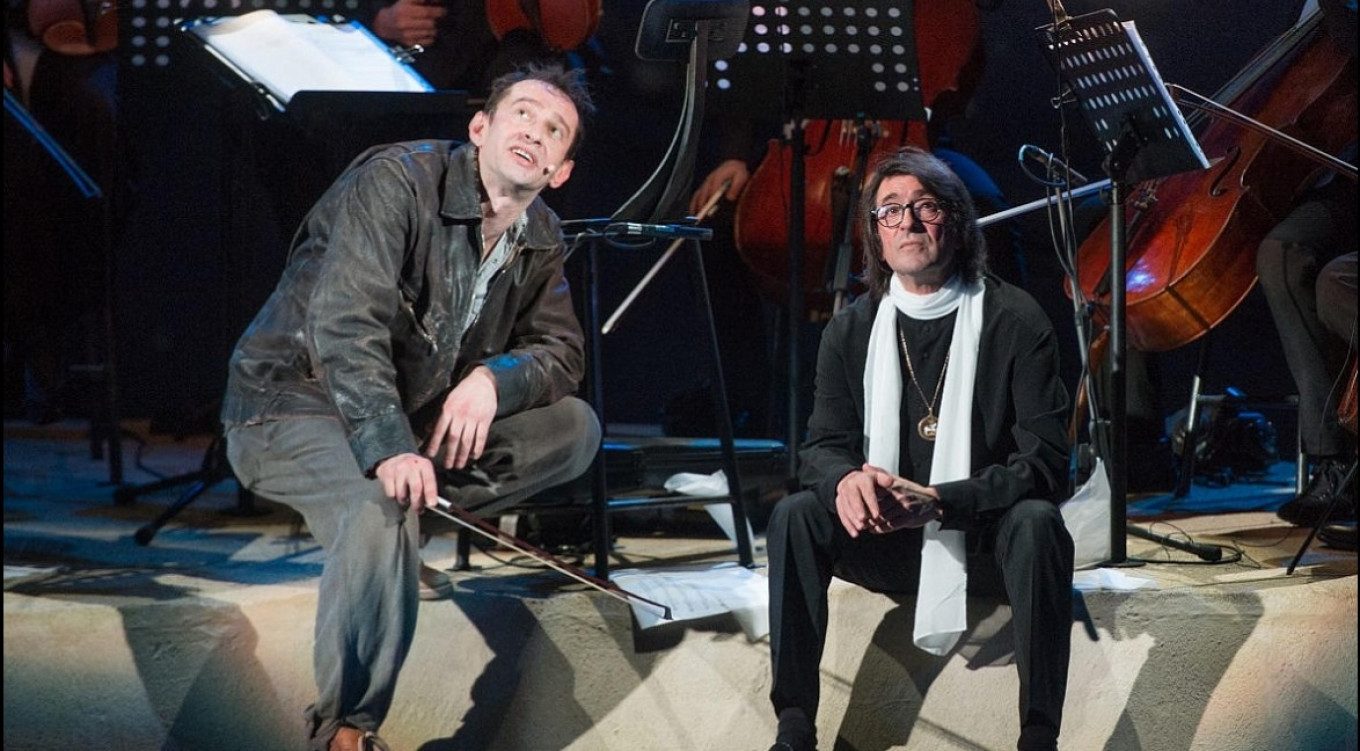 
					Konstantin Khabensky and Yury Bashmet in "Don't Leave Your Planet"					 					Sovremennik				