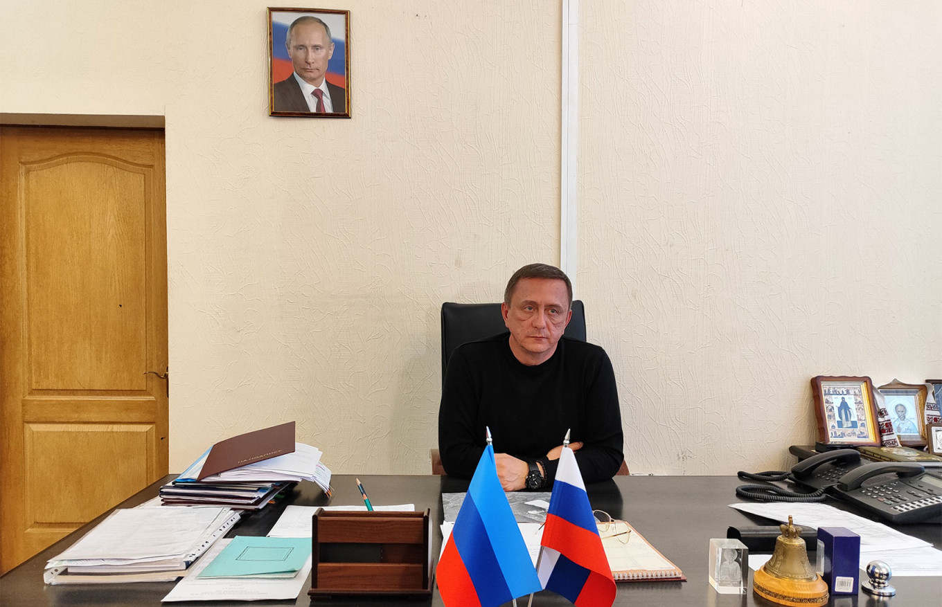 
					Nikolai Morgunov, the Russian-installed mayor of Sievierodonetsk.					 					MT				