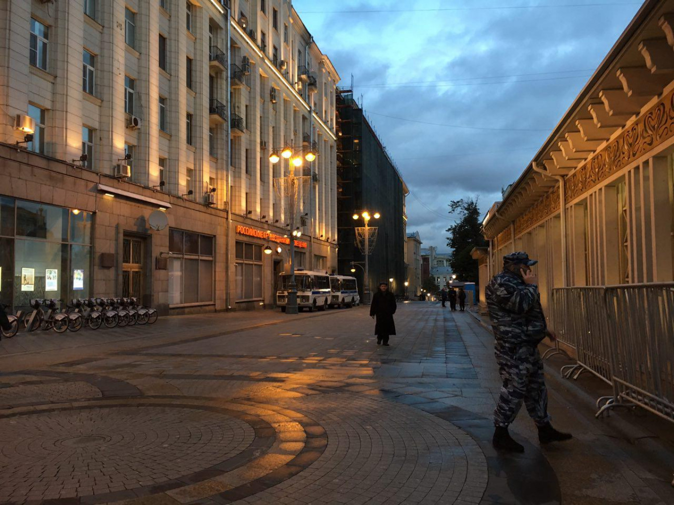 
					The streets have cleared					 					Ksenia Churmanova/ For MT				