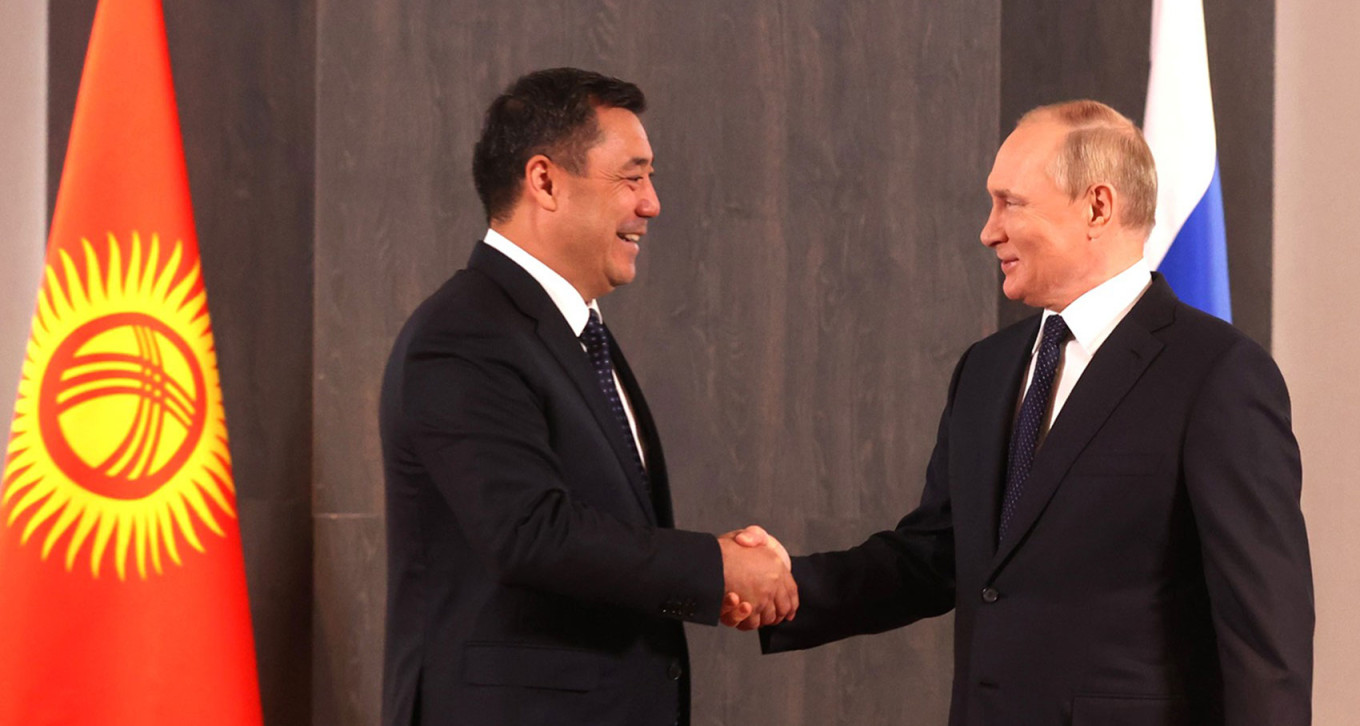 
					Kyrgyz President Sadyr Japarov and Vladimir Putin at the SCO Summit.					 					TASS / kremlin.ru				