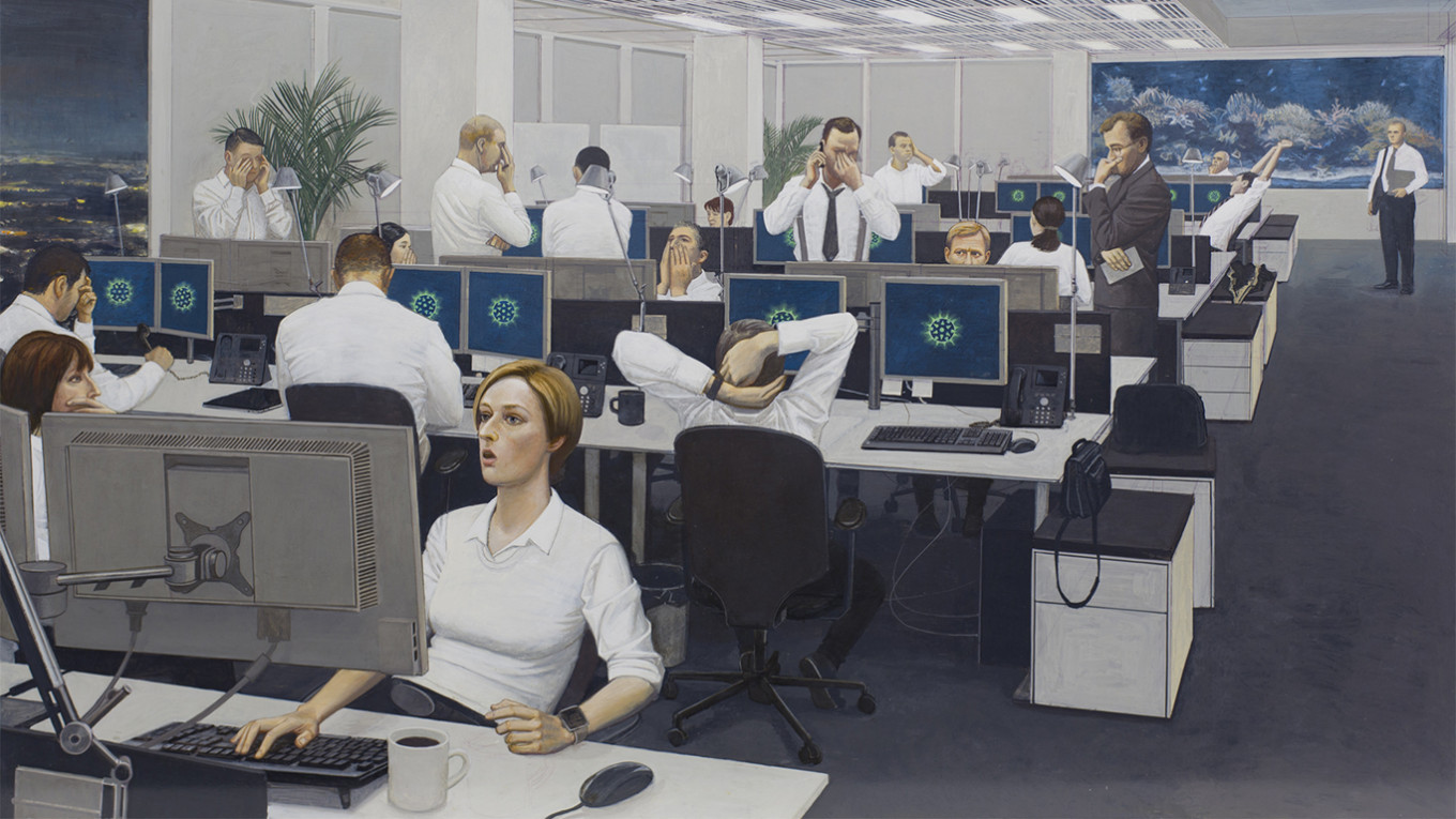 
					"Panic" from the Office series, Maria Safronova					 					Courtesy of the artist				