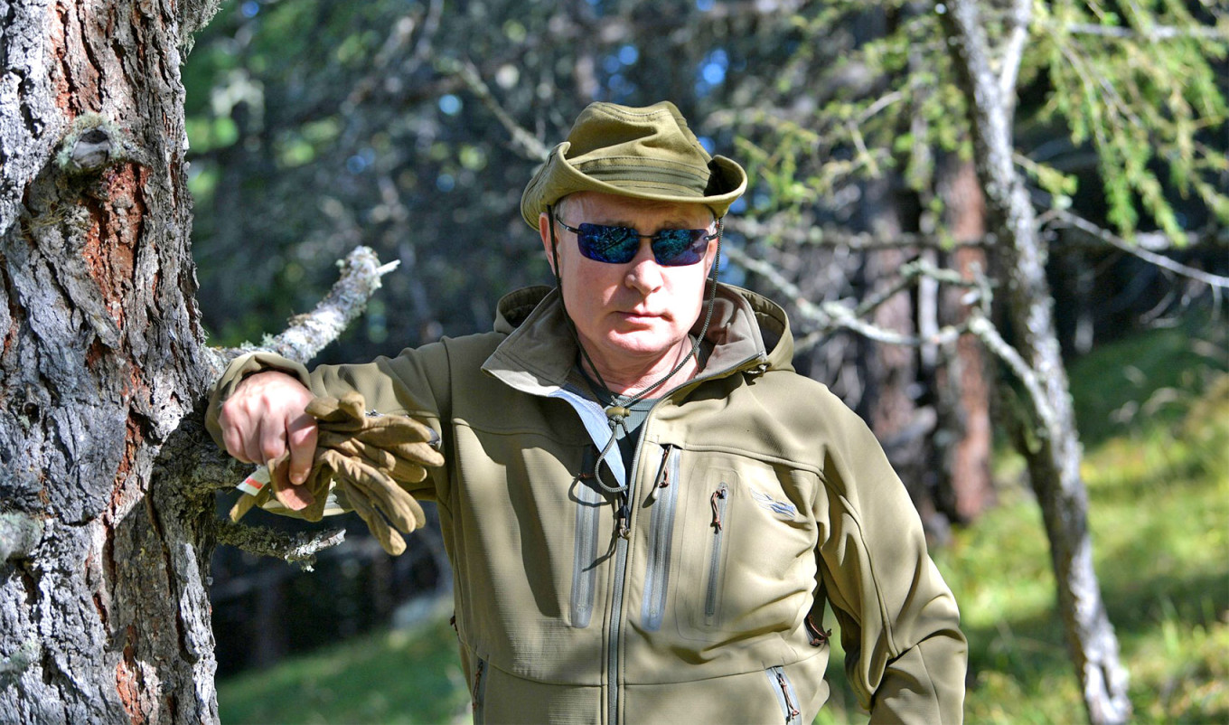 
					Vladimir Putin on vacation in Siberia on his birthday in 2019.					 					kremlin.ru				