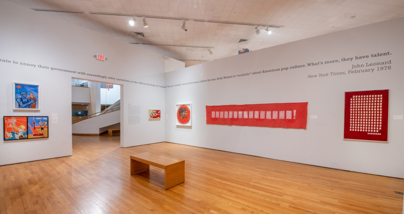 
					Sots Art Vitaly Komar and Alexander Melamid					 					Installation view. Photo McKay Imaging Photography.				