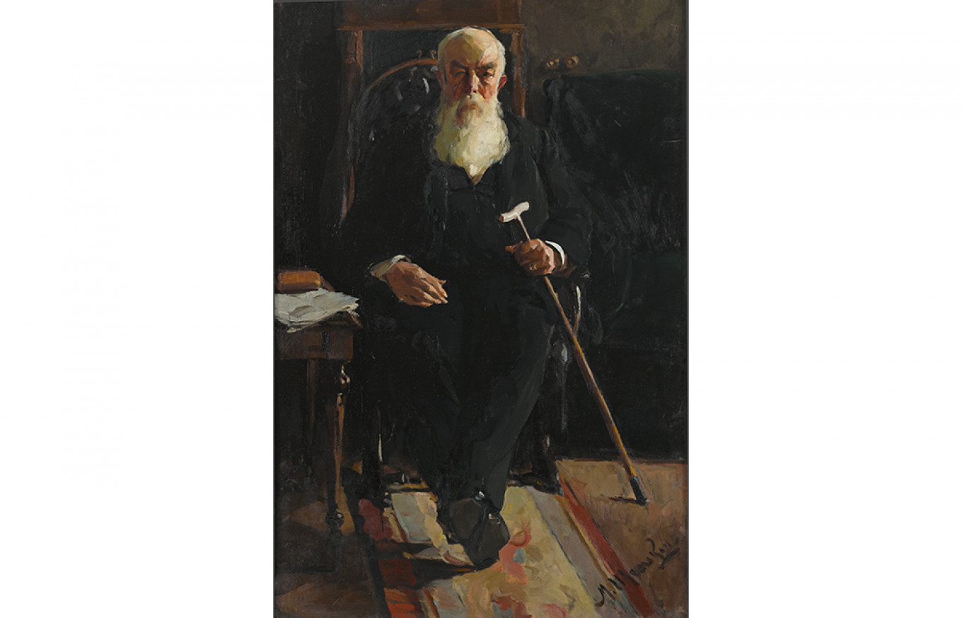 
										 					“Portrait of A. I. Abrikosov,” the artist’s grandfather by Mikhail Shemyakin, 1902 / Museum of Russian Impressionism				