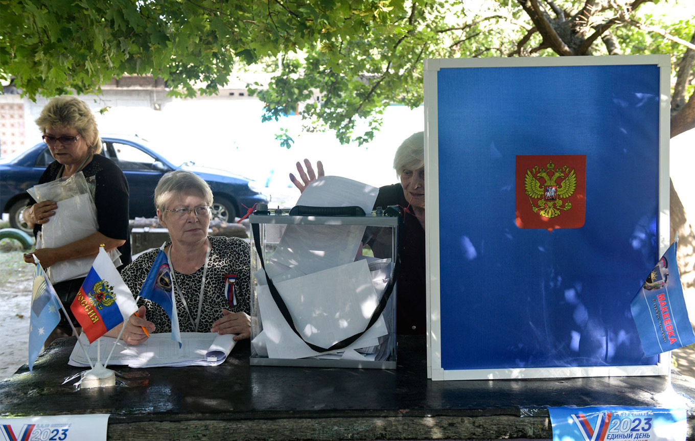 Kremlin Seeks to ‘Legitimize’ Authority With Elections in Occupied Ukraine – The Moscow Times