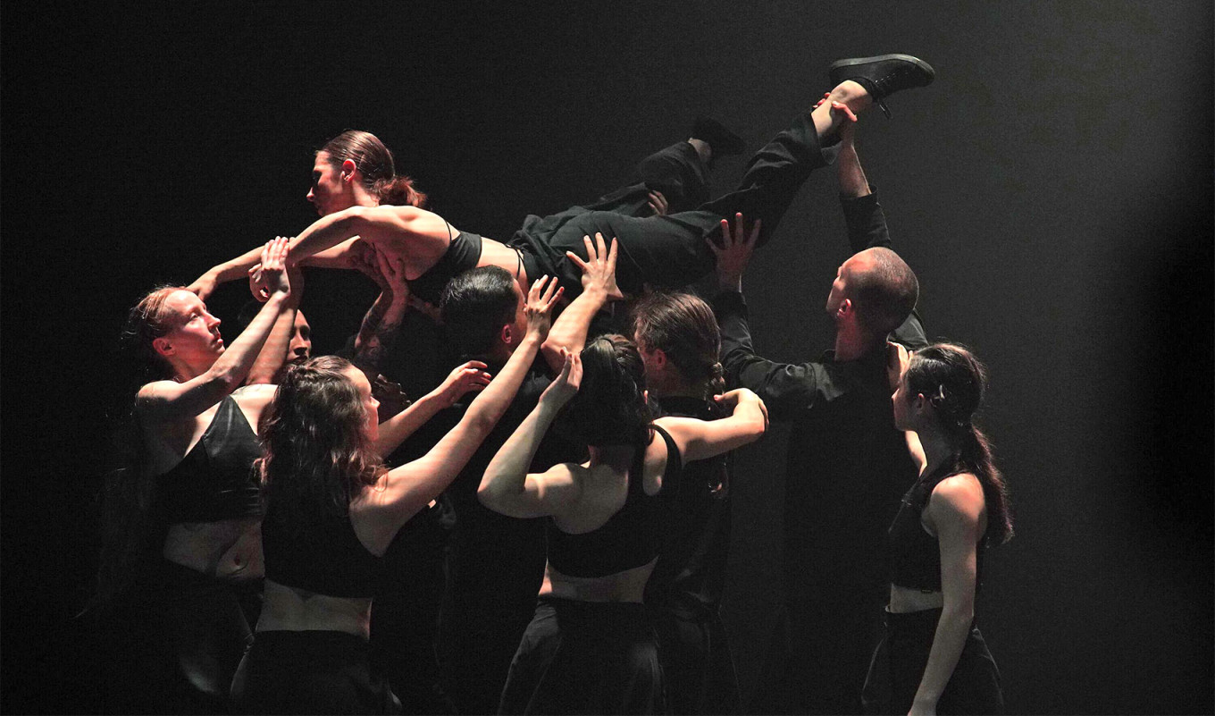 
					Dance project "Message" of the International Festival of Contemporary Choreography Context. Diana Vishneva. 					 					Alexander Avilov / Moskva News Agency				