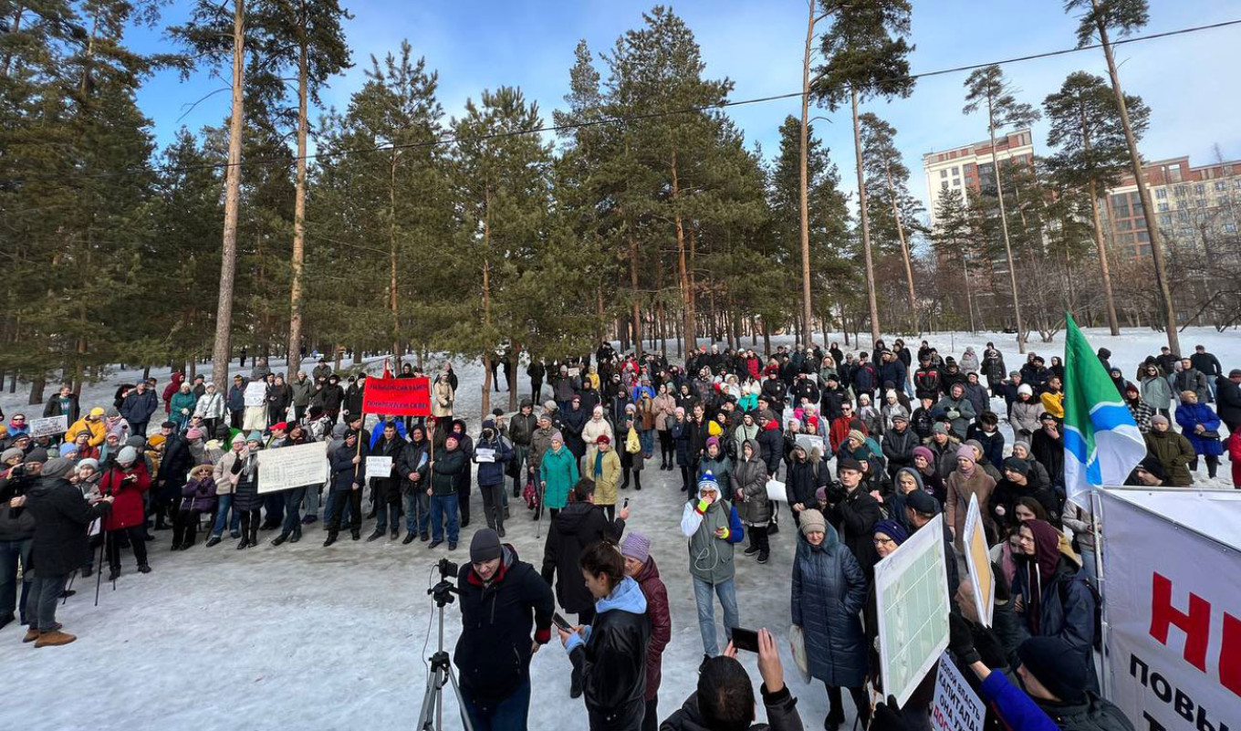  A protest against utility prices in Novosibirsk. twitter.com/Coalition_NSK 