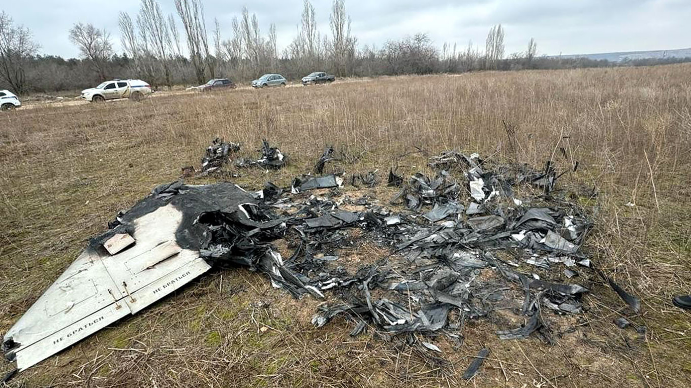 
					Geranium-2 (Shahed) drone wreckage in Ukraine.					 					National Police of Ukraine				