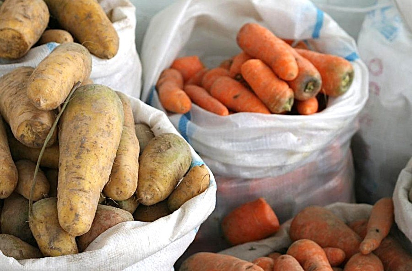 
					In Central Asia yellow carrots are used in plov.					 					Courtesy of authors				