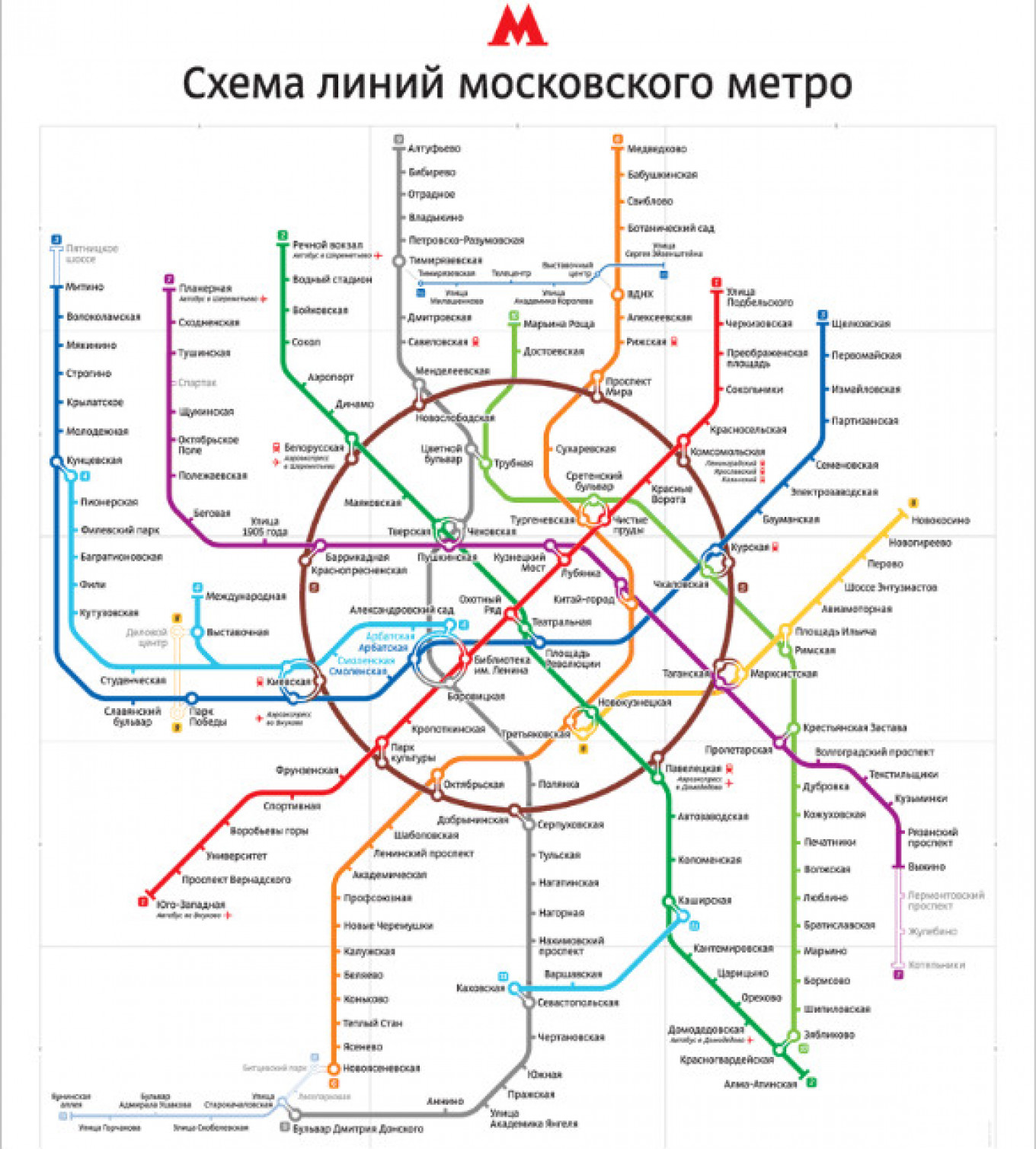 New Map to Appear on Moscow Metro