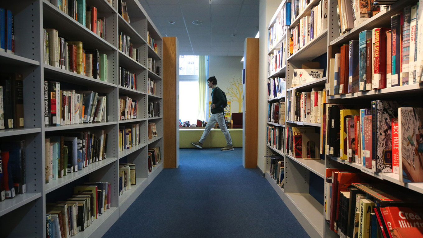 
					A library in Moscow.					 					Sergei Vedyashkin / Moskva News Agency				