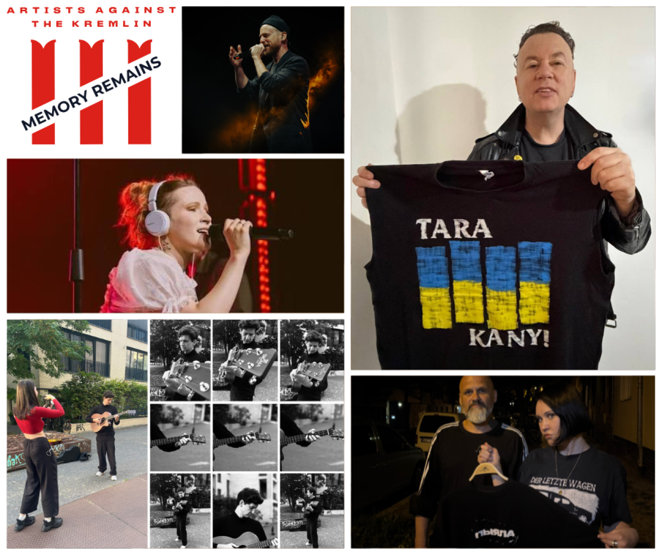 
					Exiled musicians whose memorabilia is now part of the Hard Times Cafe.					 					Courtesy photos				